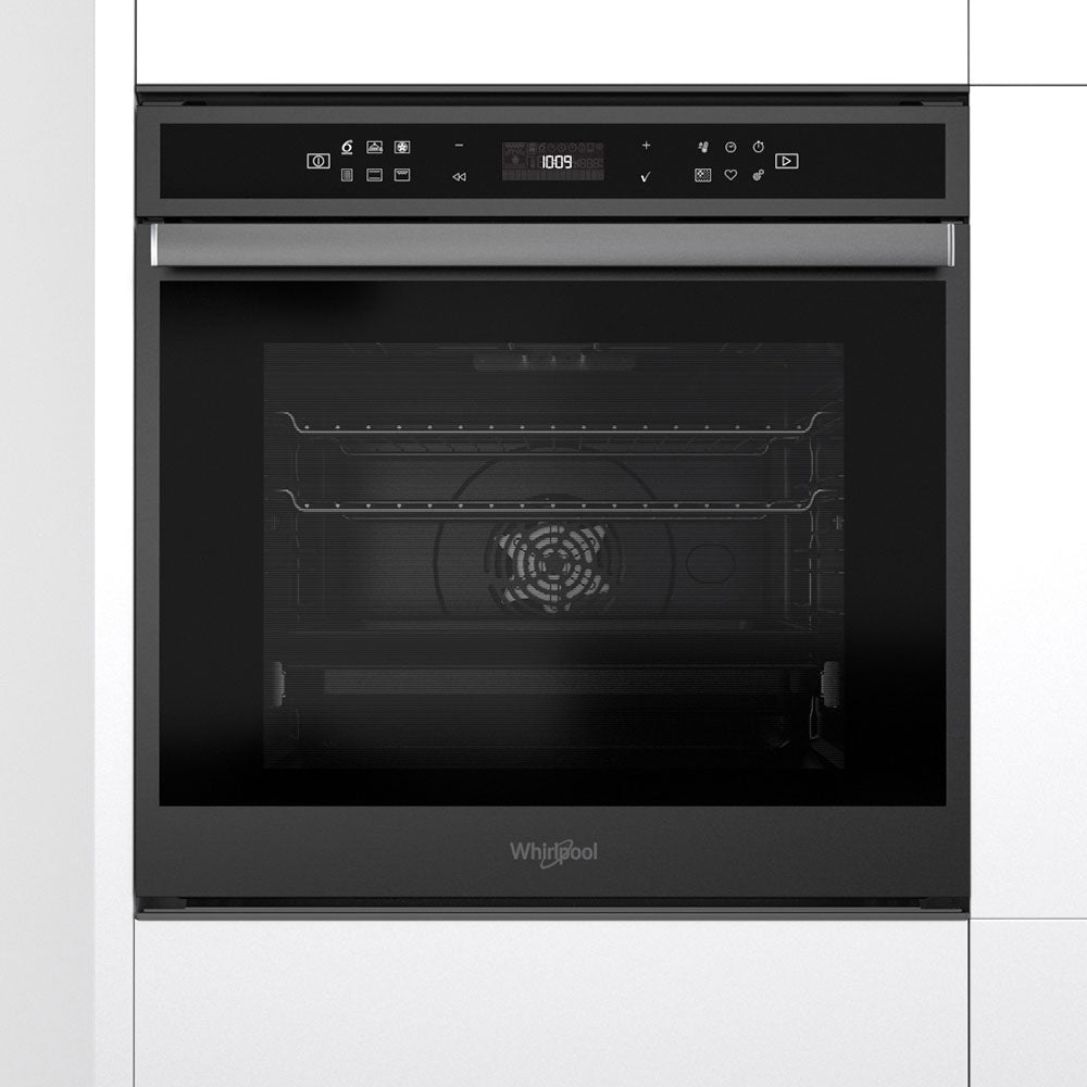 60cm W Collection 6th Sense Pyrolytic Built-in Oven In Black Stainless Steel (Carton Damaged)