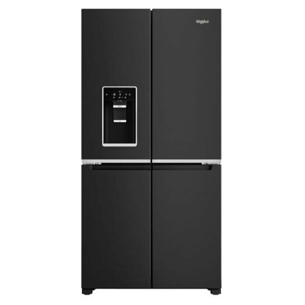 592L French Door Fridge/Freezer With Ice & Water in Black S/Steel