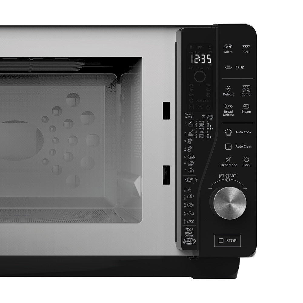 30L 800W Flatbed Crisp Grill Microwave with Inverter Technology Whirlpool Australia