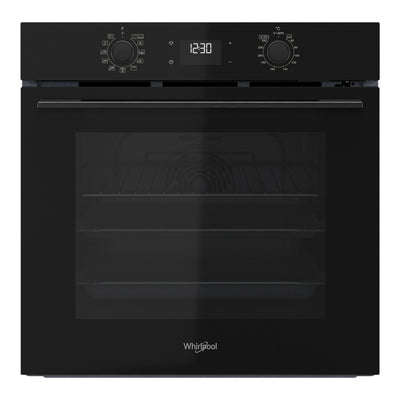 60cm Multi-Function Hybrid Hydrolytic/Pyrolytic Clean Oven in Black