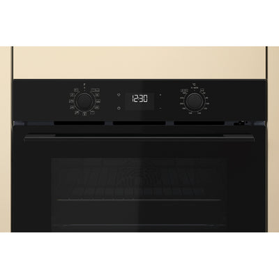 60cm Multi-Function Hybrid Hydrolytic/Pyrolytic Clean Oven in Black