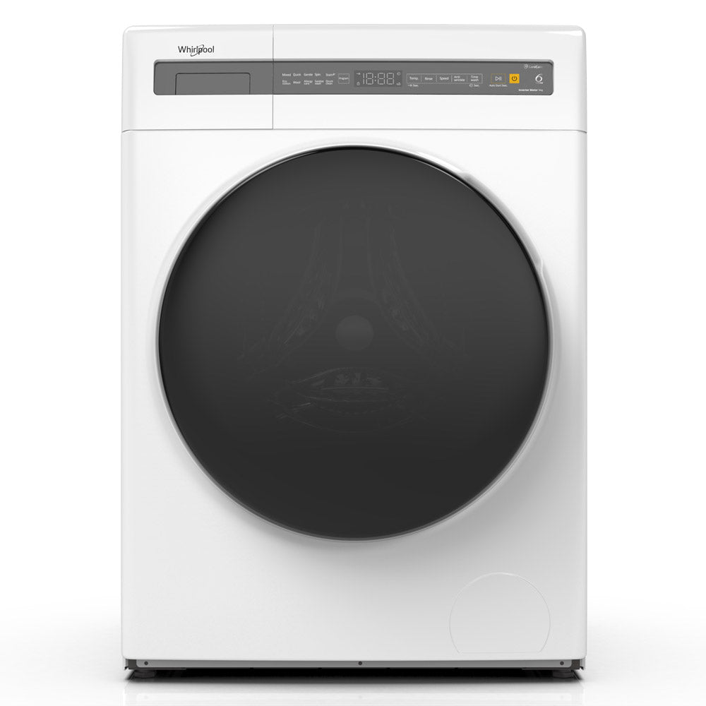 9kg Essentials Front Load Washer In White (Carton Damaged)