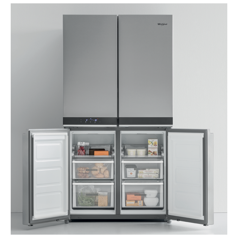 595L French Door Fridge Freezer in Stainless Steel Carton Damaged