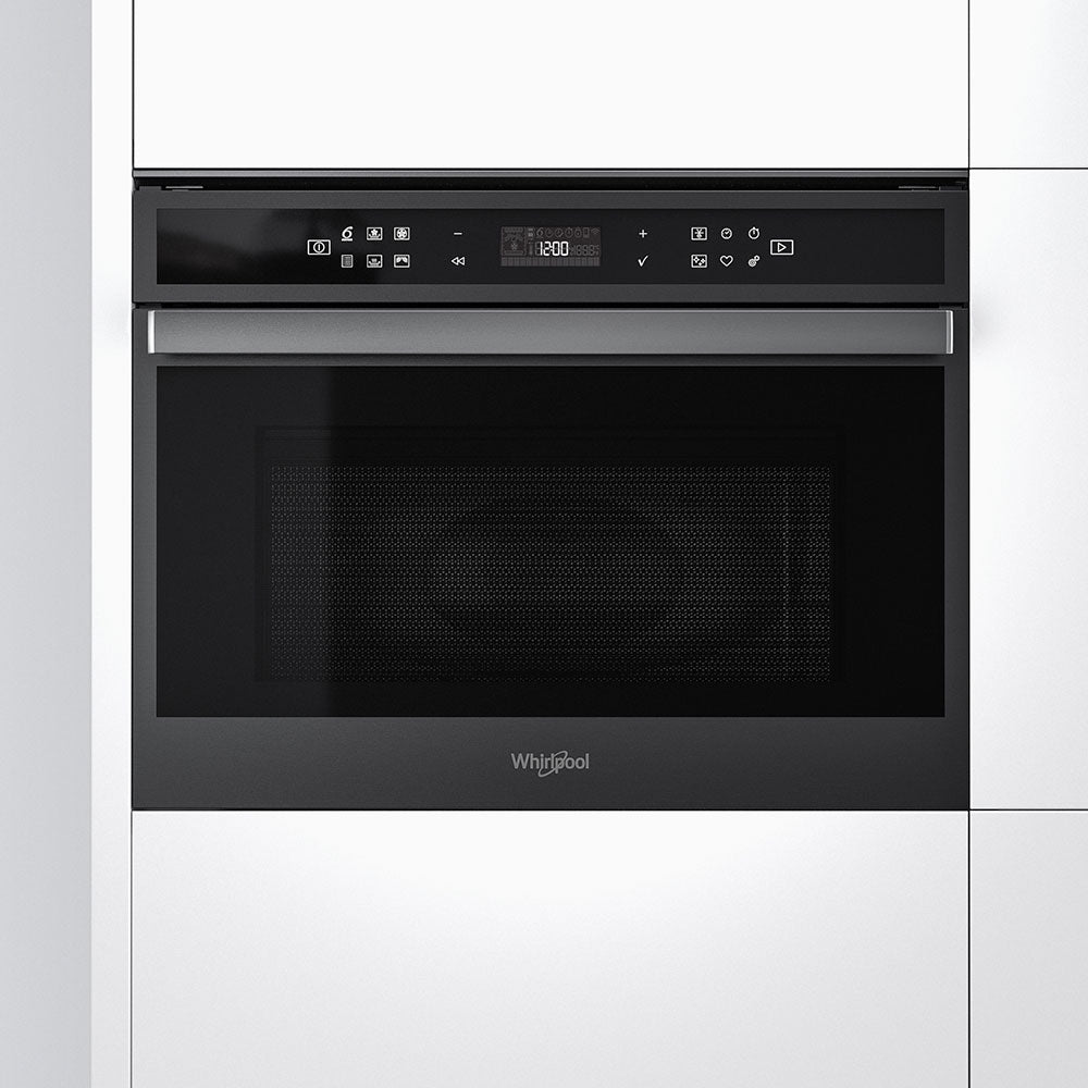 40L W-Collection Built-in Microwave Oven With Crisp & Steam Function In Black S/Steel (Carton Damaged)