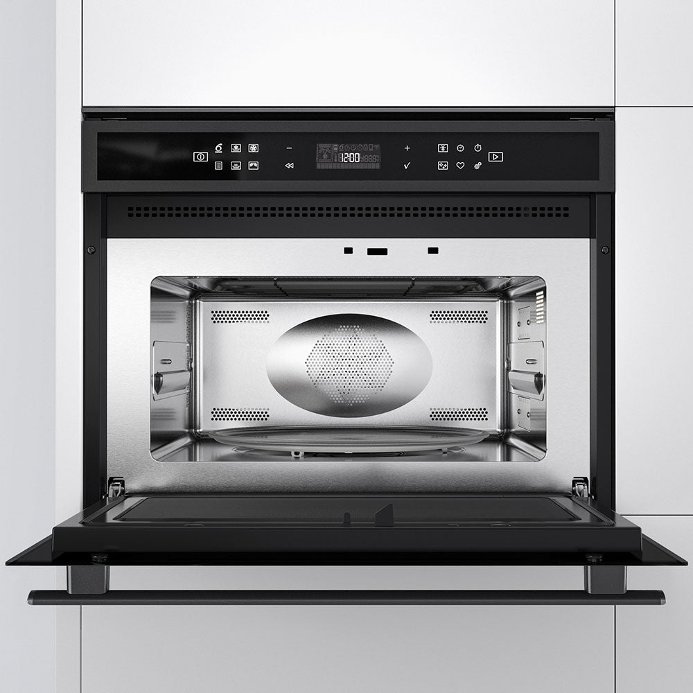 40L W-Collection Built-in Microwave Oven With Crisp & Steam Function In Black S/Steel (Carton Damaged)