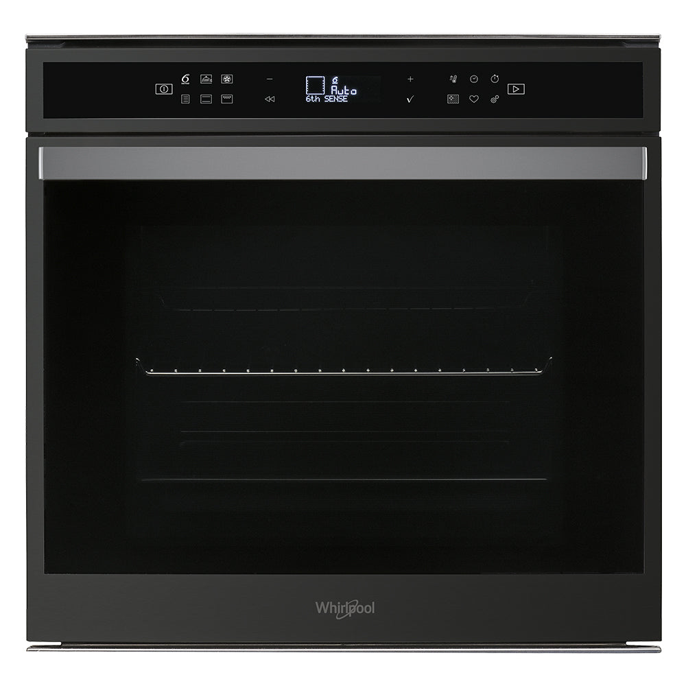 60cm W Collection 6th Sense Pyrolytic Built-in Oven In Black Stainless Steel (Carton Damaged)