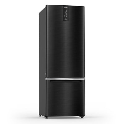 313L Bottom Mount Fridge/Freezer In Black Stainless Steel (Carton Damaged)