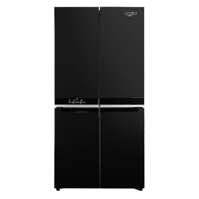 595L French Door Fridge/Freezer In Dark S/Steel (Carton Damaged)