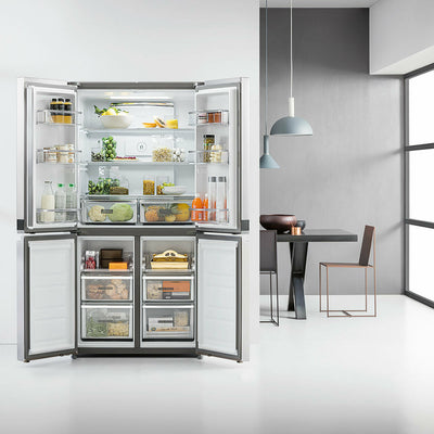 595L French Door Fridge/Freezer In S/Steel