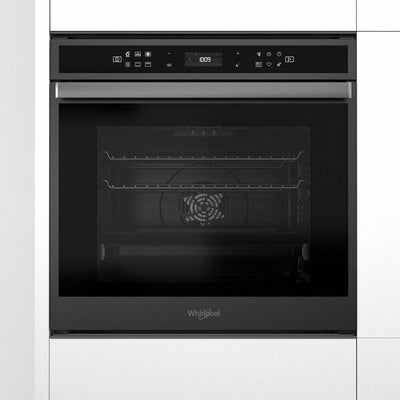 W-Collection 60cm 73L Pyrolytic Built-In Oven in Black S/Steel