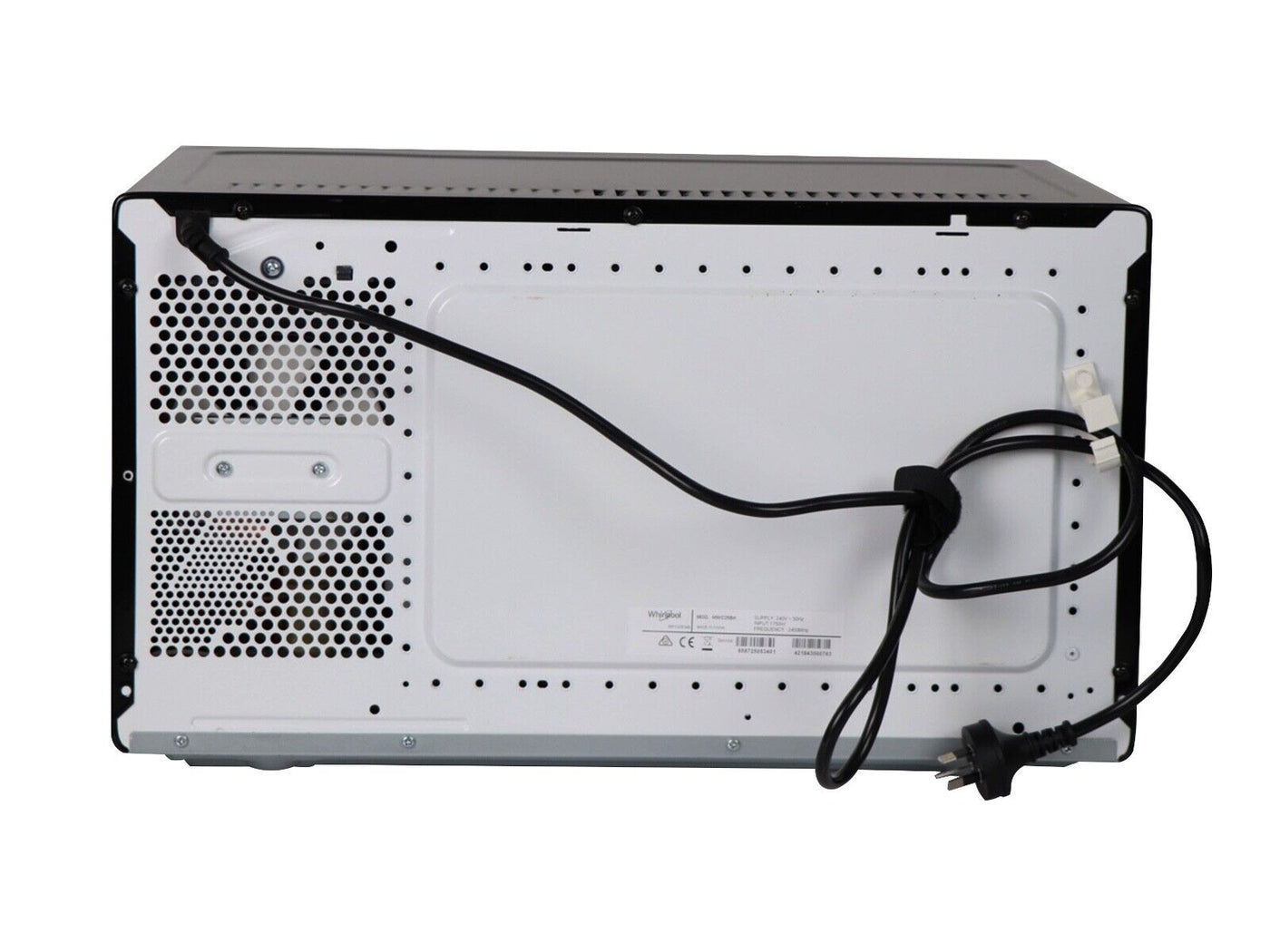 25L 800W Microwave Oven With Crisp & Grill In Black