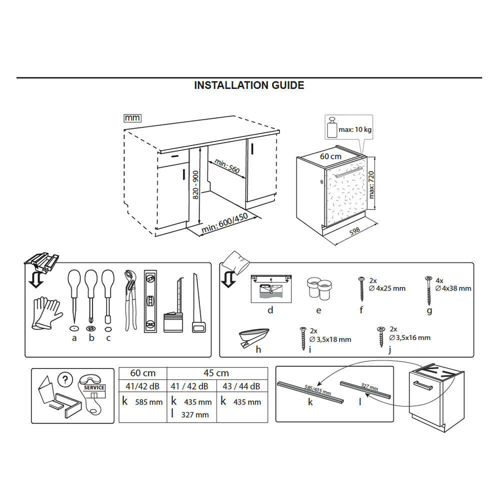 6-Program Fully-Integrated Dishwasher