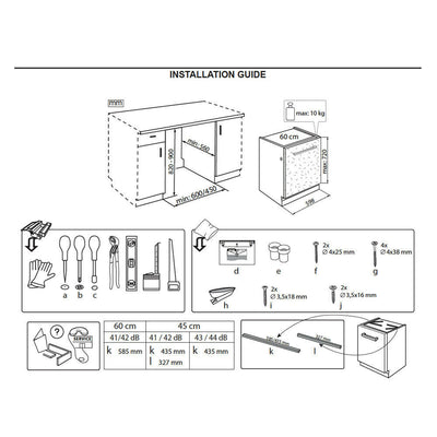 6-Program Fully-Integrated Dishwasher