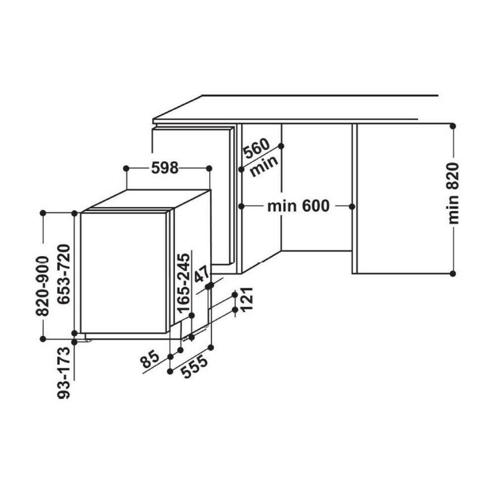 6-Program Fully-Integrated Dishwasher